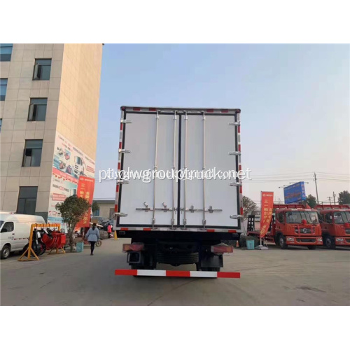 Caminhão da caixa do congelador do refrigerador do alimento de Dongfeng 10ton